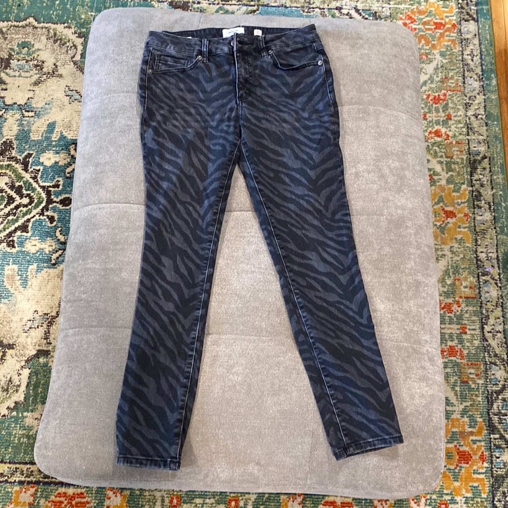 Miss me zebra crop Jean